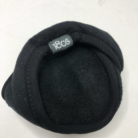 180s NEW Men Tec Fleece Behind The Head Ear Warmer Black One Size Winter Snow - Picture 6 of 15